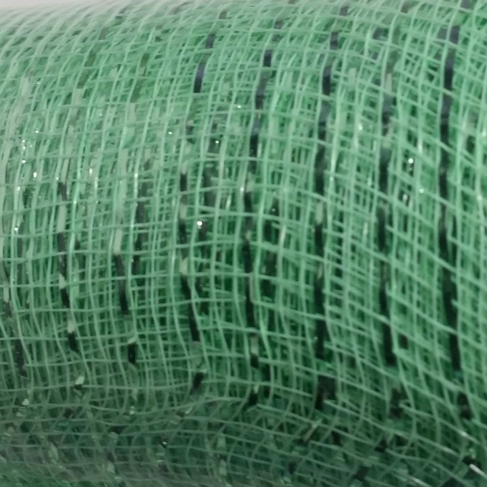 Green Deco Mesh 2 Rolls Crafts Wreaths 10" 10 Yard
